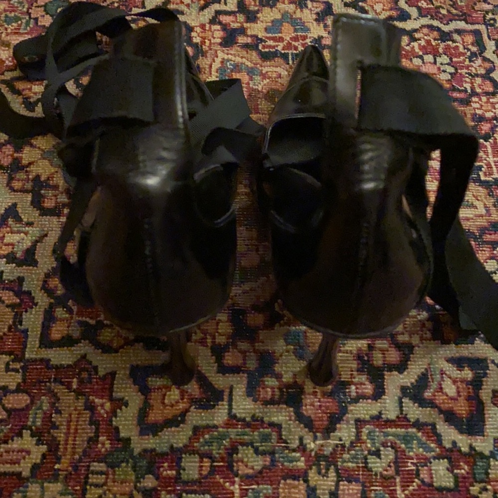 GUCCI TOM FORD 2002 RUNWAY W/F COLLECTION BLACK LEATHER STILETTOS AUTH - Picture 13 of 17